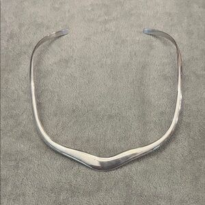 Vintage Sterling Silver Choker Necklace
